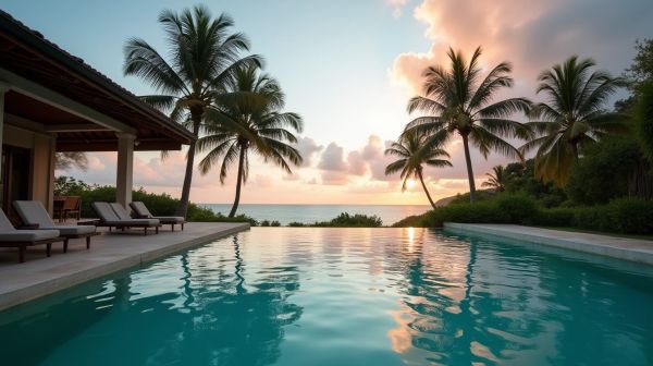 Location vacances en guadeloupe : piscines intimistes et havre de sérénité